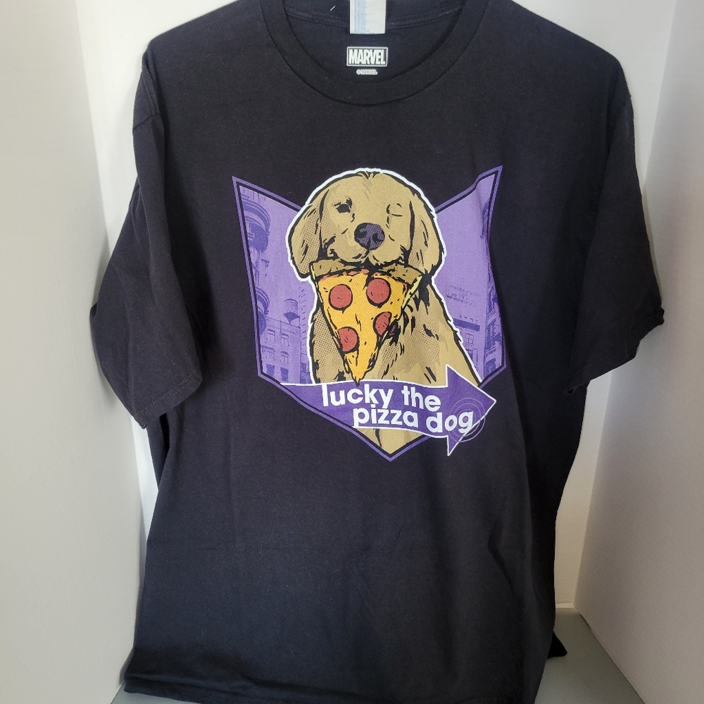 Marvel Lucky the pizza stock mens tshirt 2XL